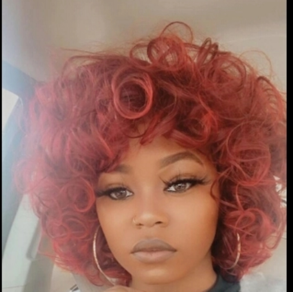 14" Short Afro Kinky Curly Wig